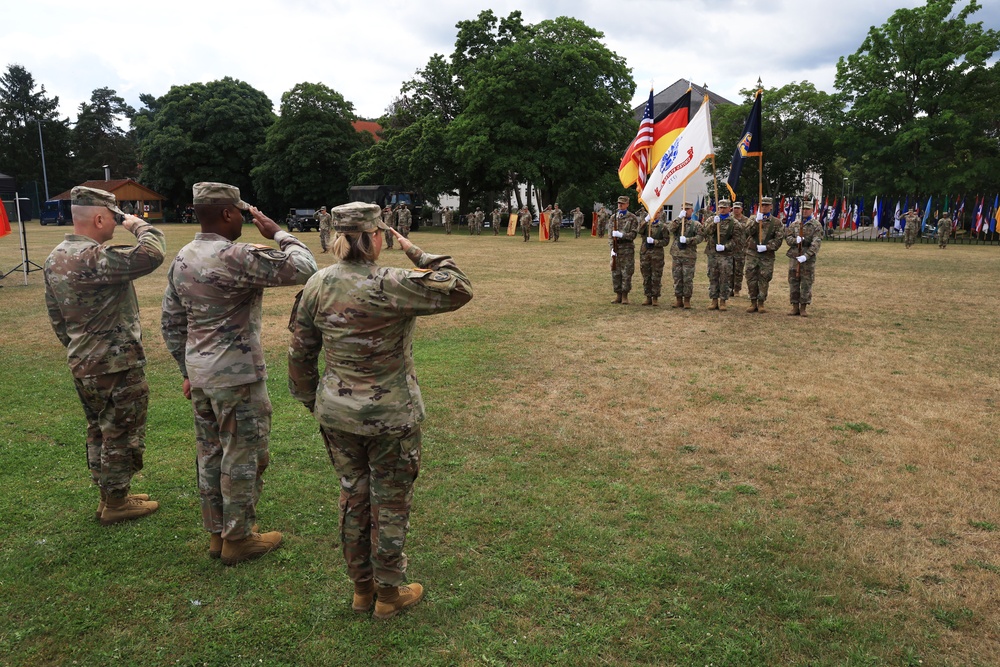 7th Mission Support Command Holds Change of Command Ceremony in Germany