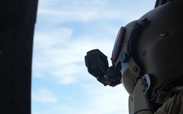 Gunners test their aerial skills on UH-60 Black Hawks