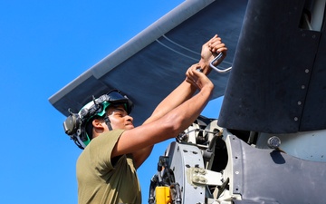 U.S. Marines Conduct Routine Maintenance