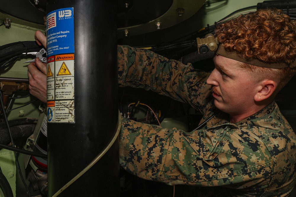 USS Iwo Jima Sailors Conduct Maintenance