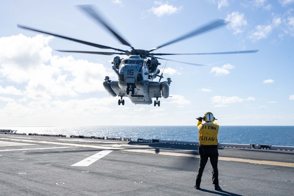 Flight Operations aboard USS America (LHA 6)