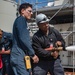 USS Ronald Reagan Sailors conduct firefighting training