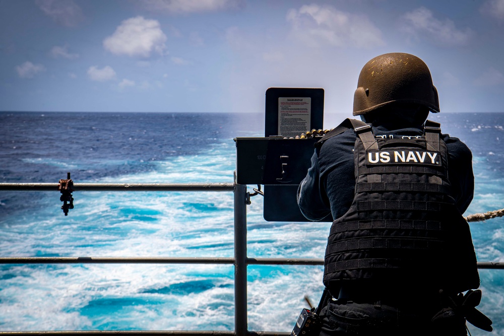 Nimitz Conducts Live-Fire Exercise