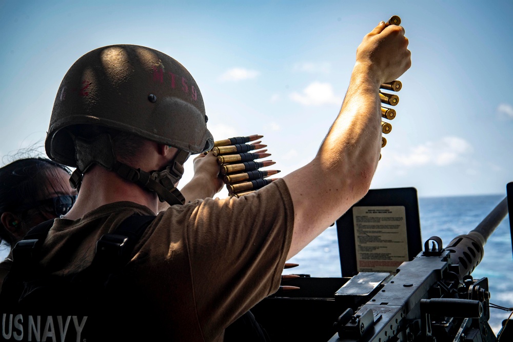 Nimitz Conducts Live-Fire Exercise