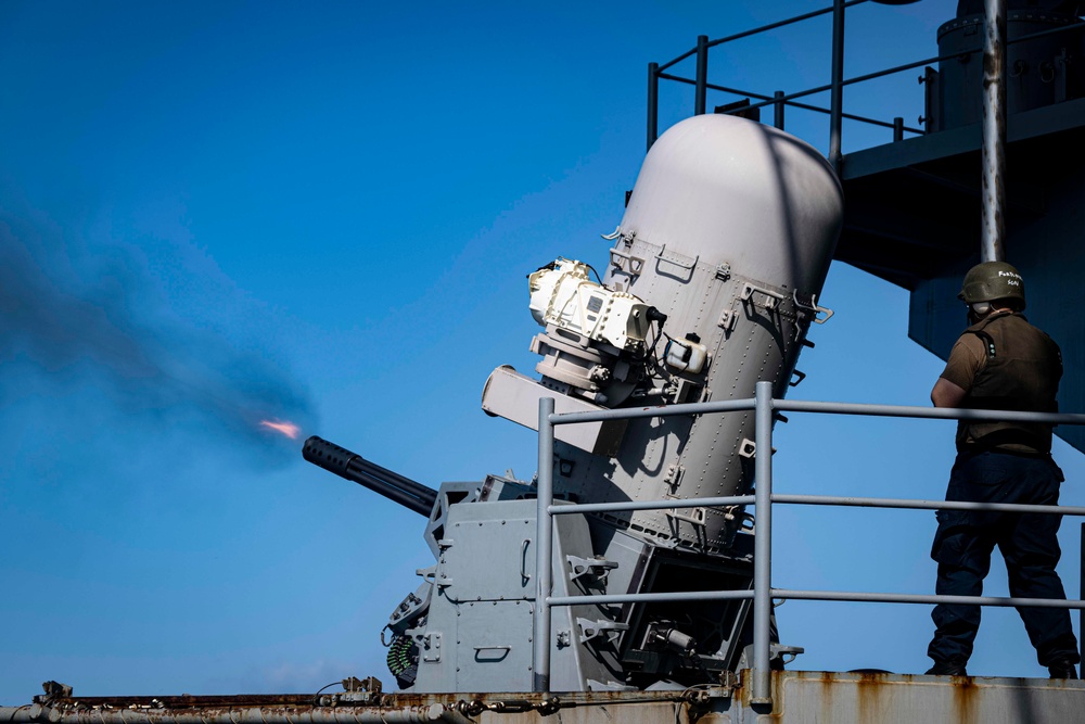 Nimitz Conducts Live-Fire Exercise