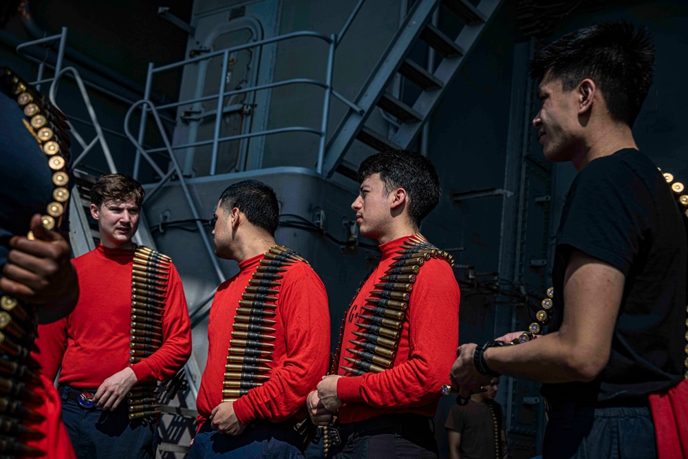 Nimitz Conducts Live-Fire Exercise