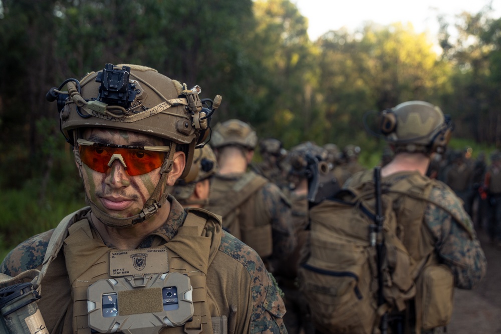 31st MEU | Animal Co. BLT 1/7 conducts live-fire platoon attack exercise