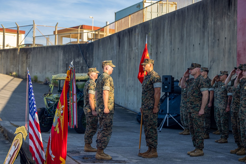 Bravo Company, 3d Reconnaissance Battalion Change of Command Ceremony