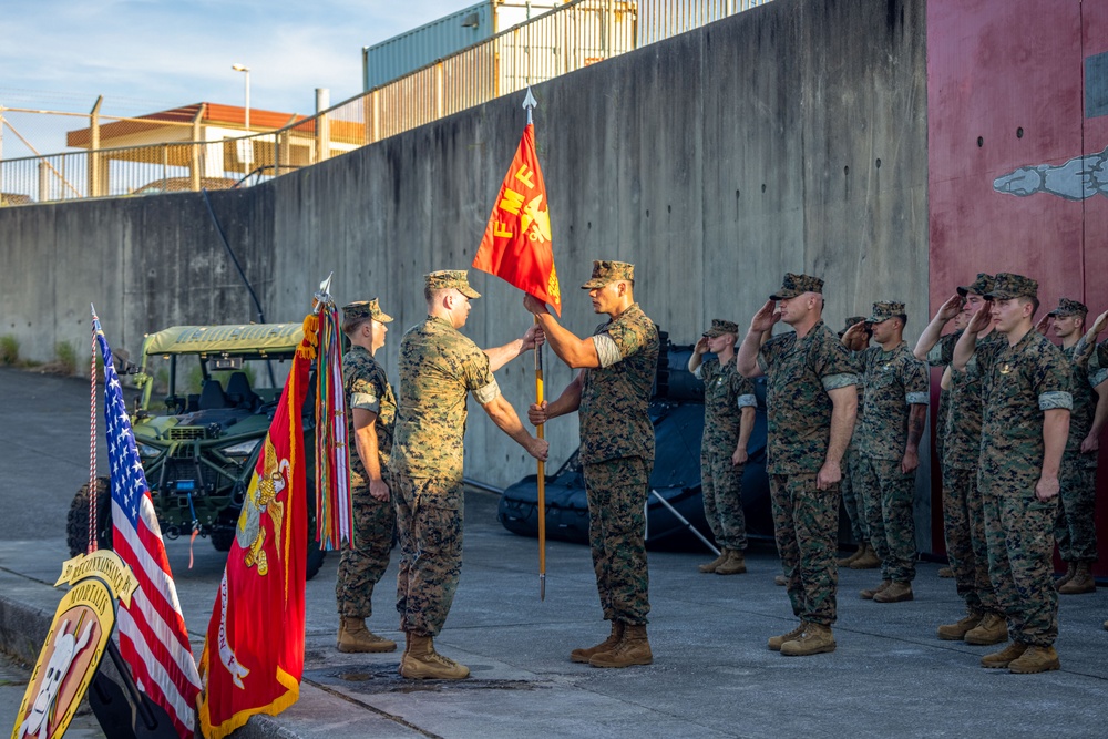 Bravo Company, 3d Reconnaissance Battalion Change of Command Ceremony