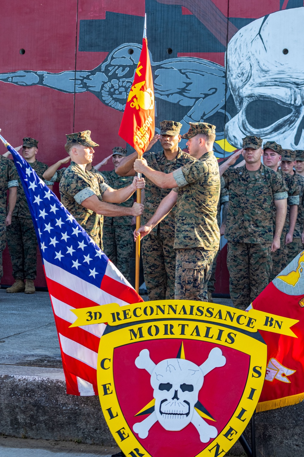 Bravo Company, 3d Reconnaissance Battalion Change of Command Ceremony