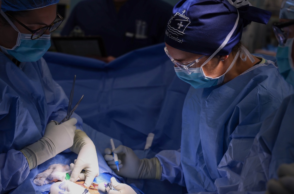 CP25 Surgeries aboard Comfort