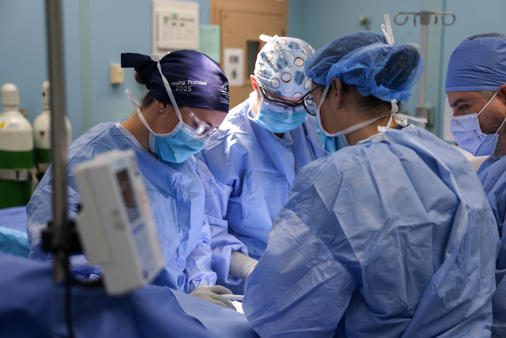CP25 Surgeries aboard Comfort