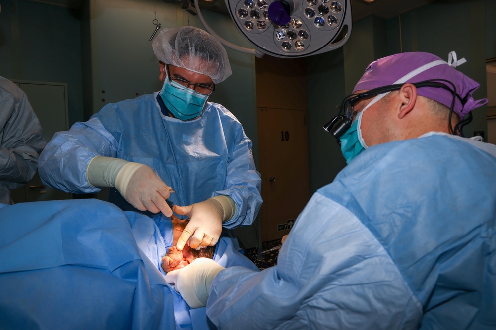 CP25 Surgeries aboard Comfort