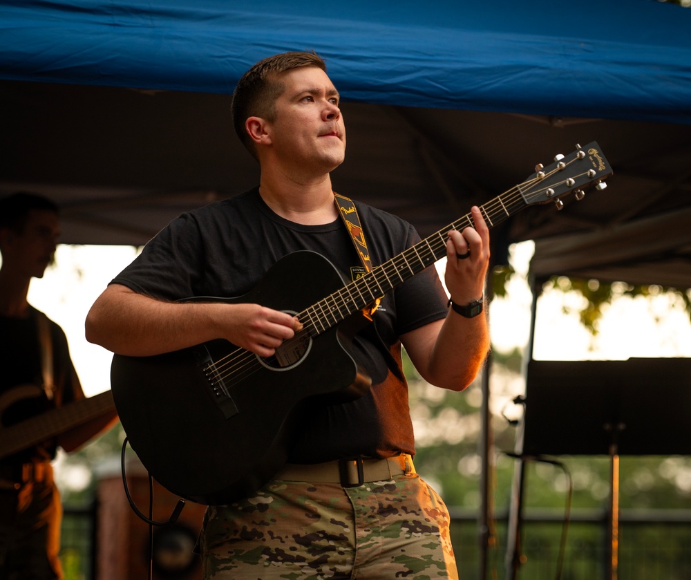 246th Army Band preforms in Columbia