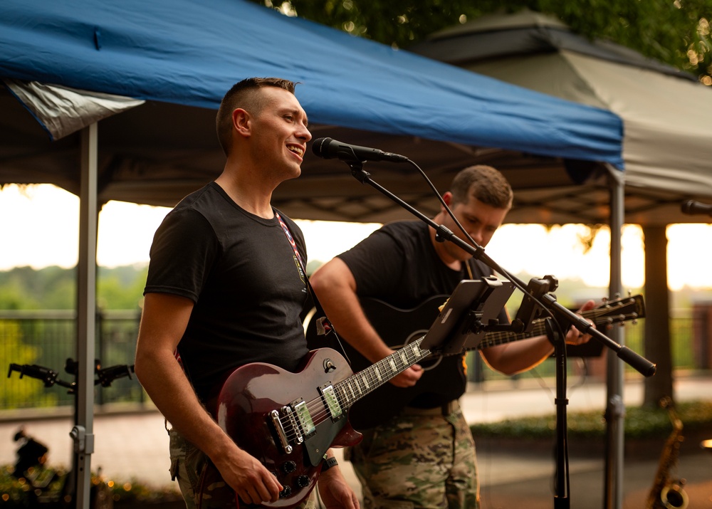 246th Army Band preforms in Columbia