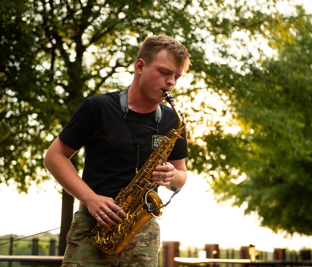 246th Army Band preforms in Columbia