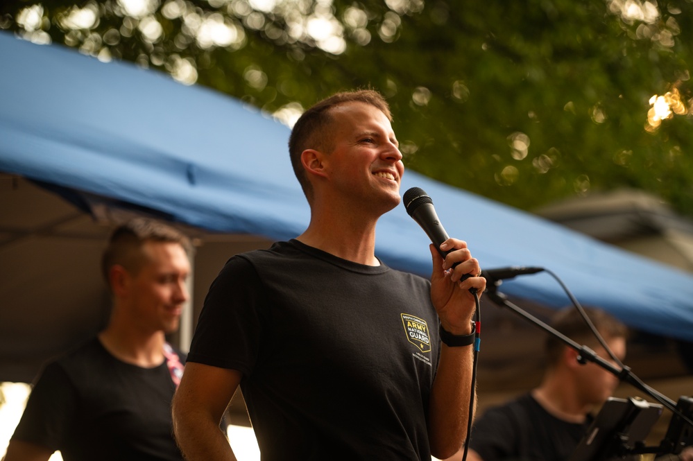 246th Army Band preforms in Columbia