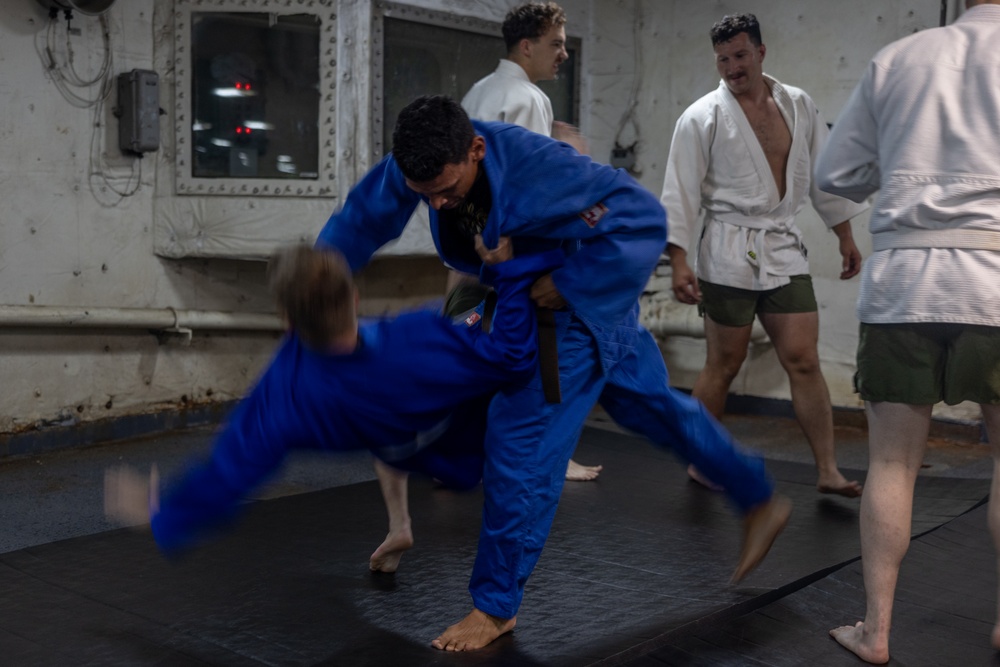 22nd MEU (SOC)| Marines practice judo