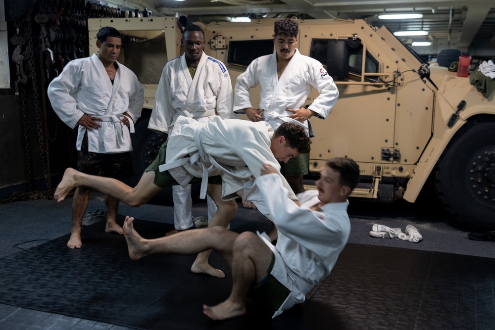 22nd MEU (SOC)| Marines practice judo