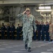 USS Tripoli’s Admin Officer and the G3 Divisional Officer are Piped Ashore