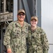 USS Tripoli’s Admin Officer and the G3 Divisional Officer are Piped Ashore
