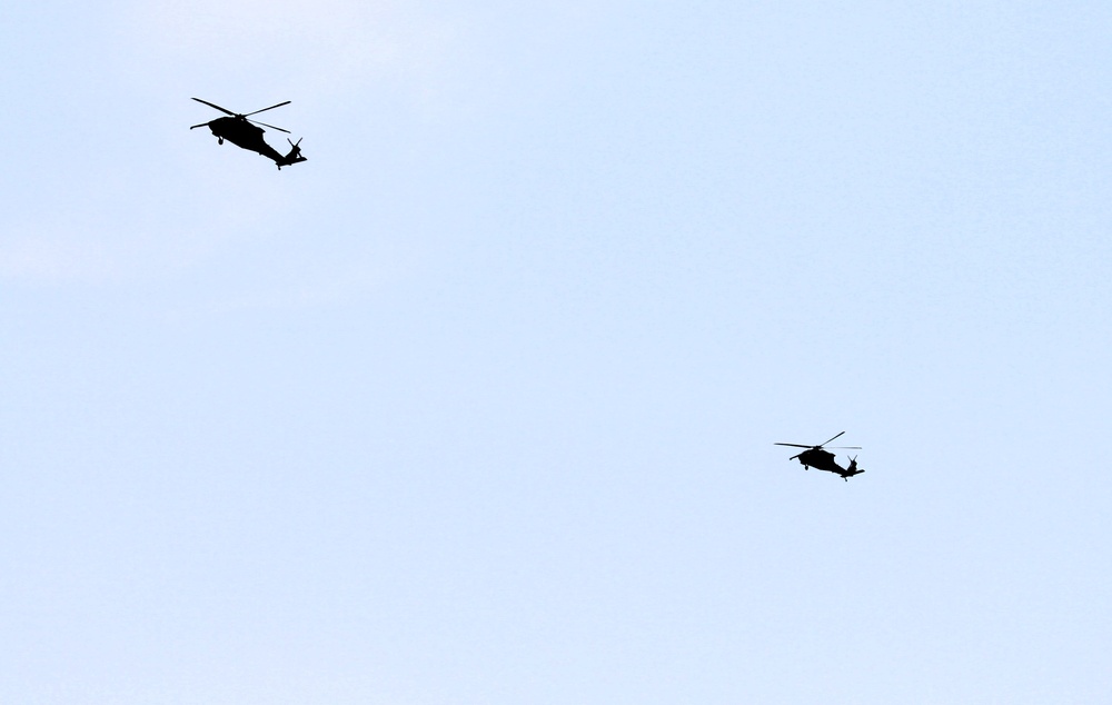 June 2025 Black Hawk training operations at Fort McCoy