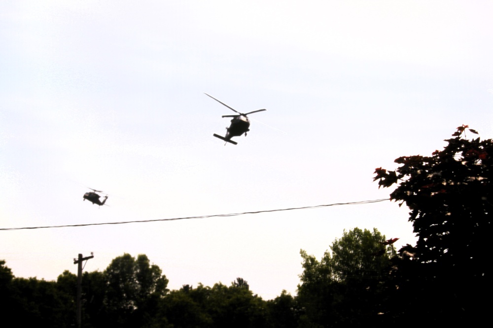 June 2025 Black Hawk training operations at Fort McCoy
