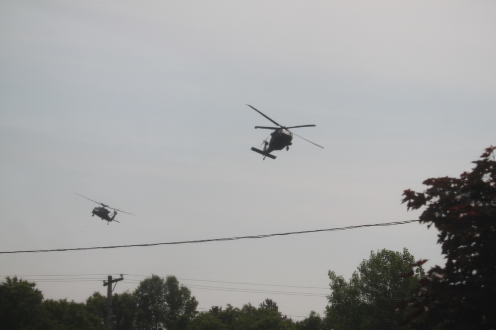 June 2025 Black Hawk training operations at Fort McCoy