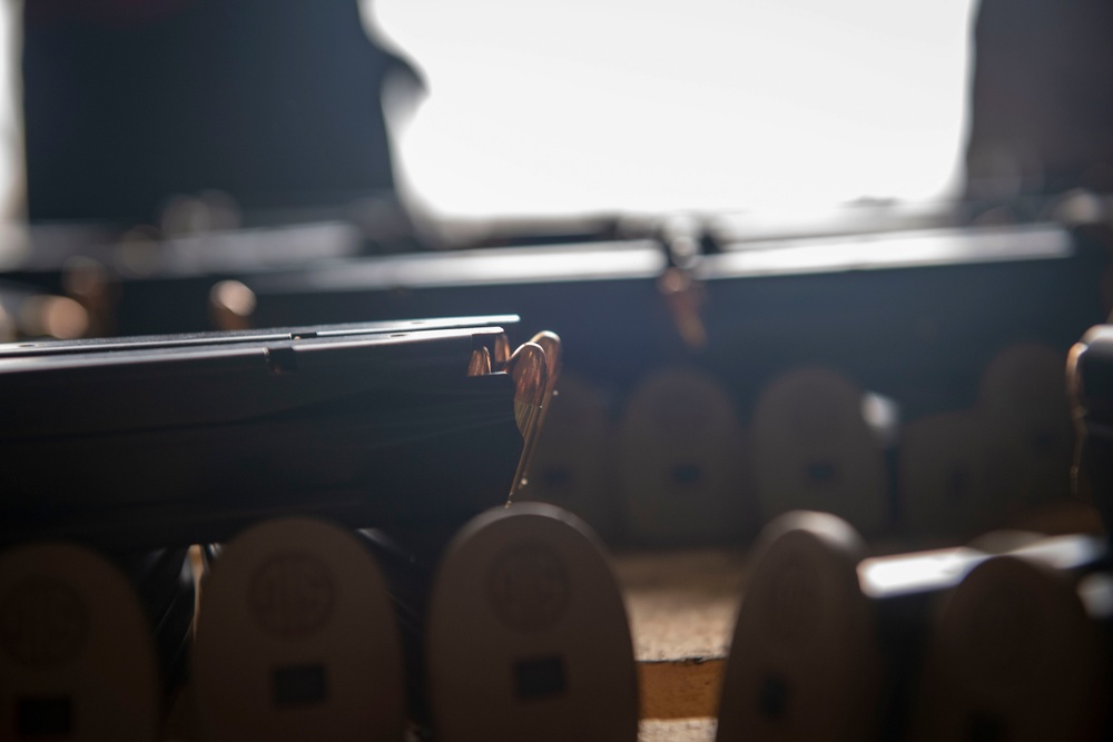 Nimitz Conducts Small Arms Gun Shoot
