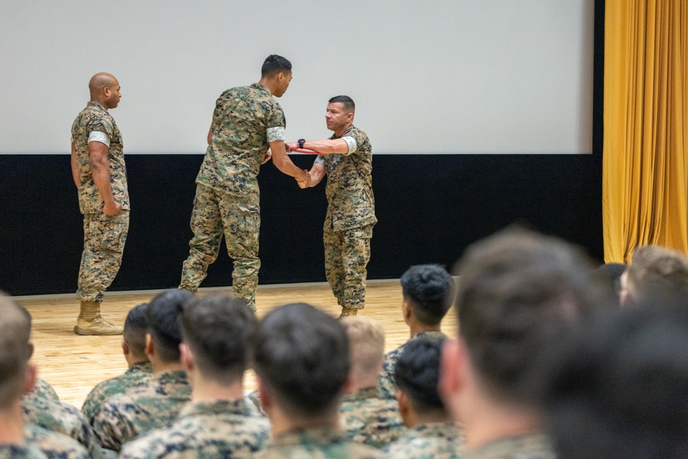 Sgt. Major Rivera Reenlistment Ceremony