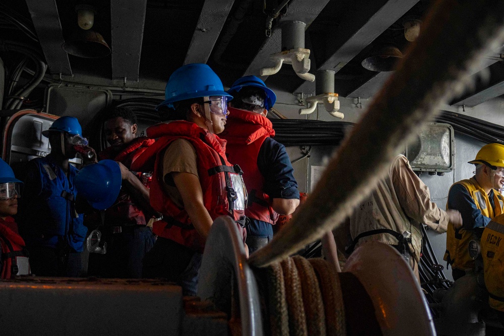Nimitz Conducts a Replenishment-at-Sea