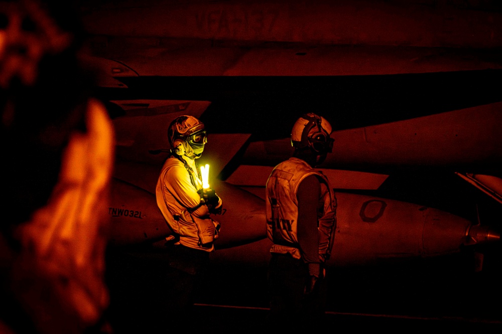 Nimitz Conducts Flights Operations