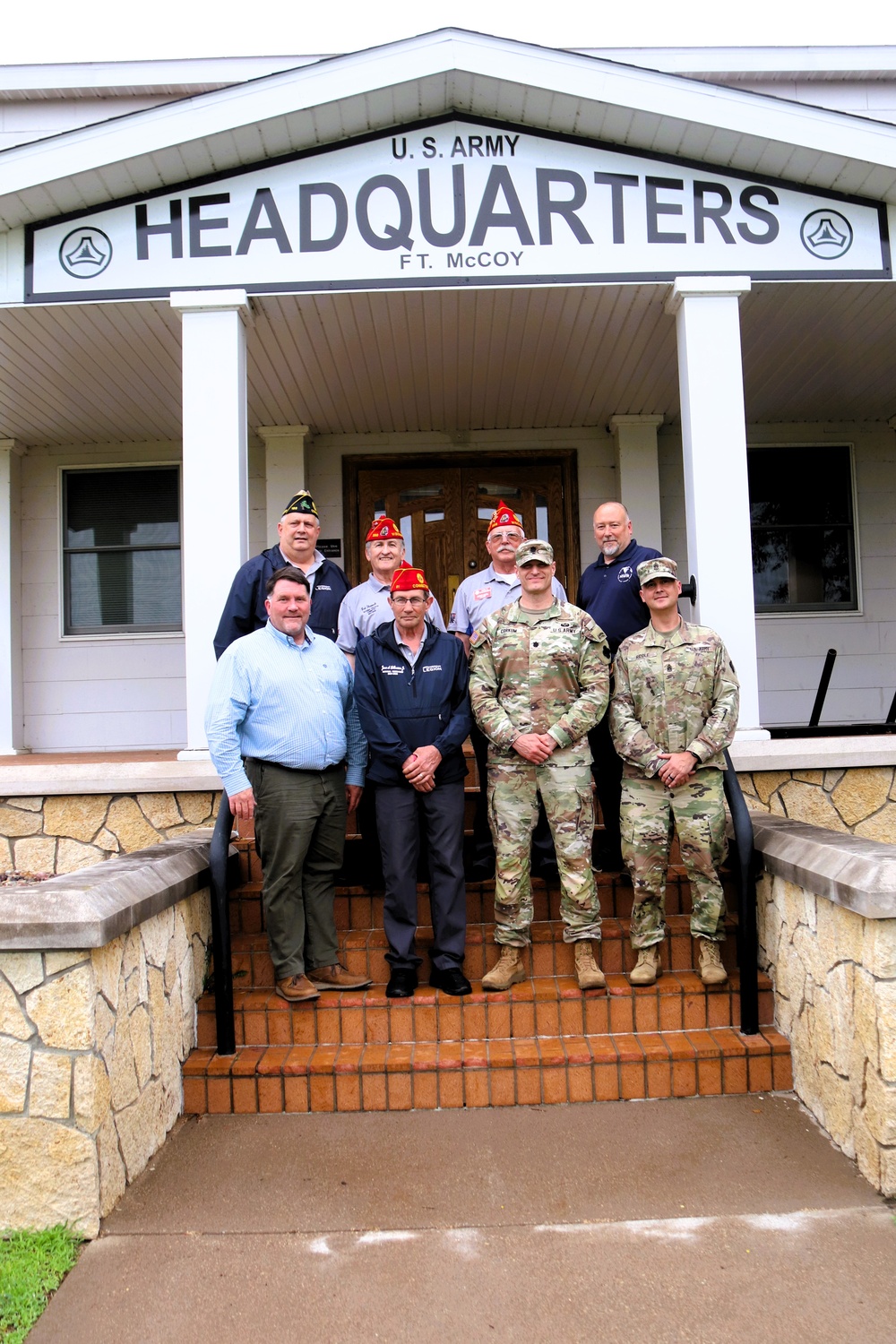 American Legion national commander, representatives visit Fort McCoy, meet leadership