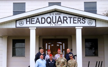 American Legion national commander, representatives visit Fort McCoy, meet leadership