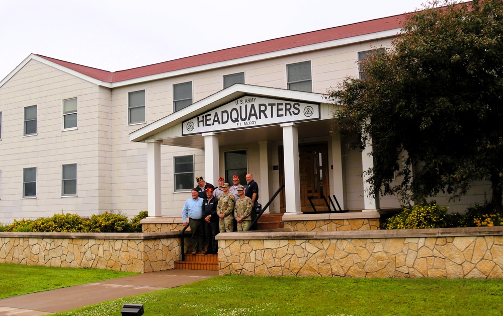 American Legion national commander, representatives visit Fort McCoy, meet leadership