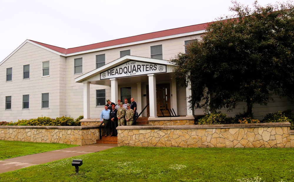American Legion national commander, representatives visit Fort McCoy, meet leadership