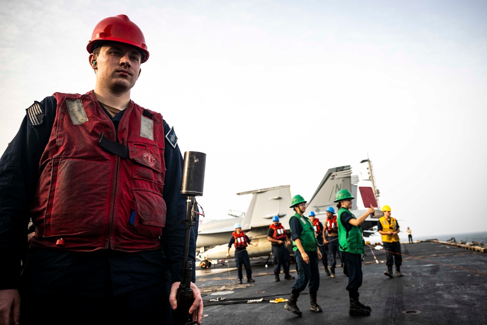 Nimitz Conducts a Replenishment-at-Sea