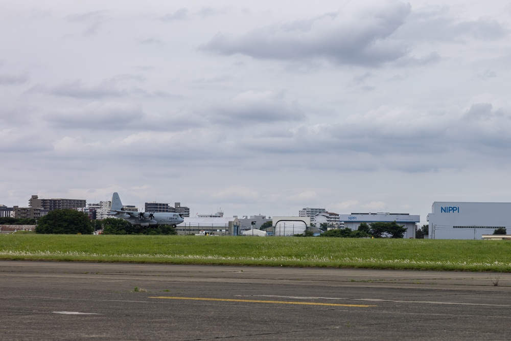 3/12 Marines Arrive at Naval Air Facility Atsugi