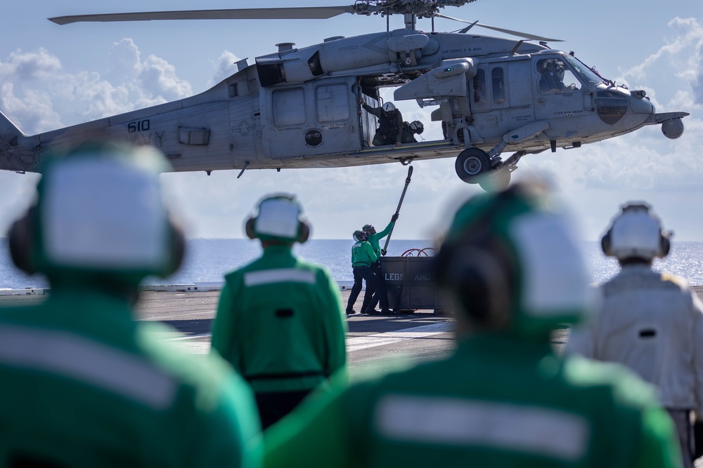 Daily Operations Aboard USS George H.W. Bush (CVN 77)