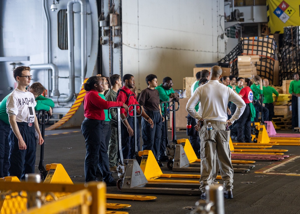 Daily Operations Aboard USS George H.W. Bush (CVN 77)