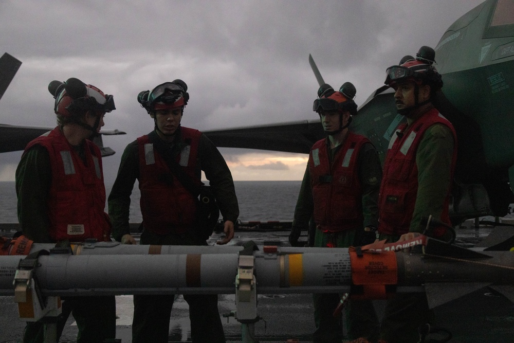 31st MEU | VMFA 242 arms F-35Bs with multi-strike capabilities
