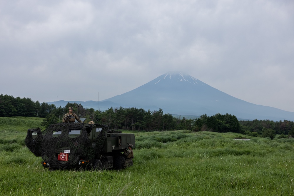 3/12 Executes a HIMARS Dry-Fire Training at Camp Fuji