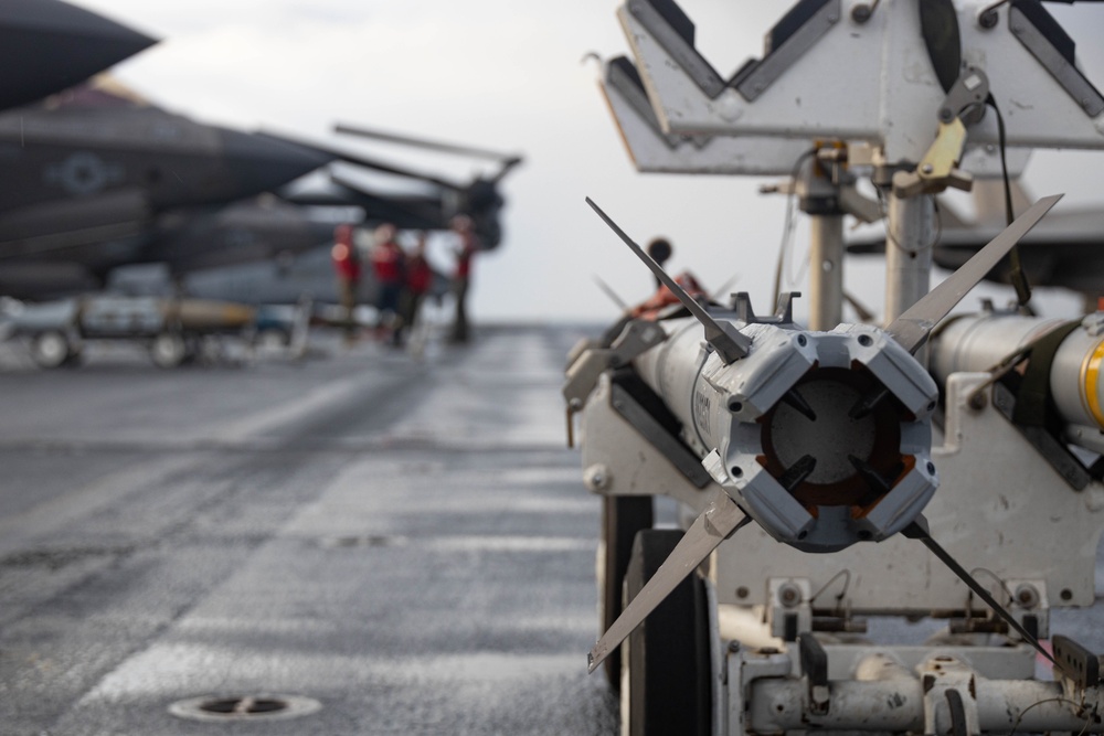 31st MEU | VMFA 242 arms F-35Bs with multi-strike capabilities