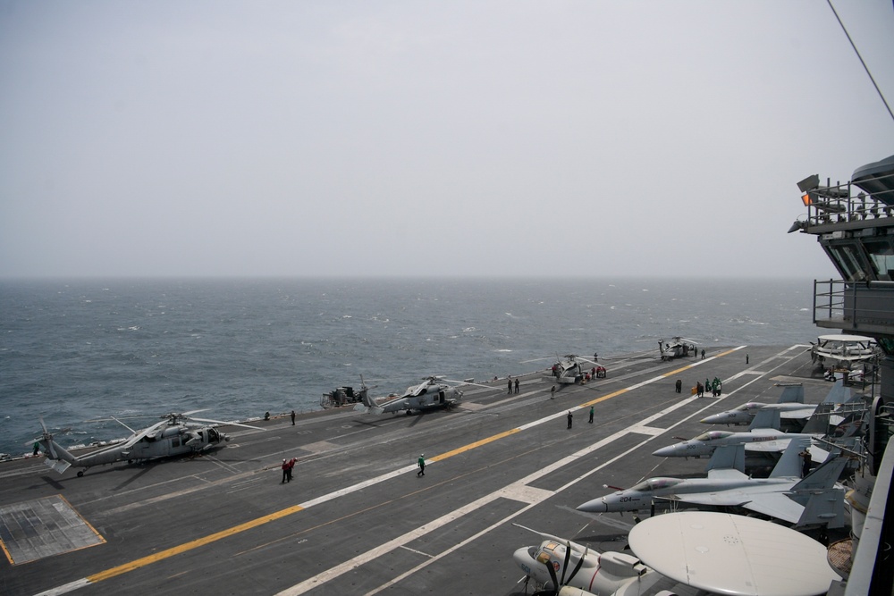 Nimitz Conducts Daily Operations