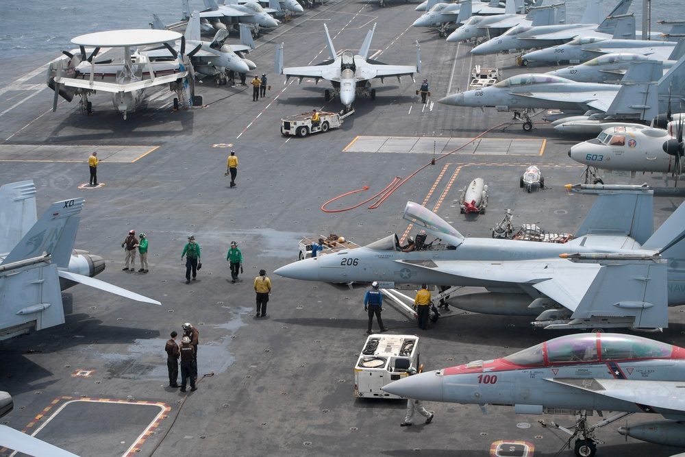 Nimitz Conducts Daily Operations