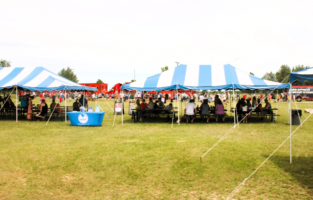 Hundreds attend Clydesdales visit to Fort McCoy; parade held at Pine View Campground