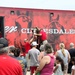 Hundreds attend Clydesdales visit to Fort McCoy; parade held at Pine View Campground