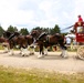 Hundreds attend Clydesdales visit to Fort McCoy; parade held at Pine View Campground