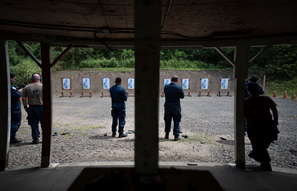 USS Frank E. Petersen Jr. Sailors Conduct Live-Fire Qualification