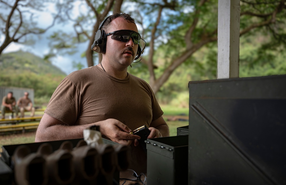 USS Frank E. Petersen Jr. Sailors Conduct Live-Fire Qualification